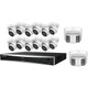 16-Channel 12MP NVR, 12 8MP Turret Cameras & 2 8MP Dual-Lens Turret Cameras Panoramic Kit - 4TB HDD - EKI-K164T814A 16-Channel 12MP NVR, 12 8MP Turret Cameras & 2 8MP Dual-Lens Turret Cameras Panoramic Kit - 4TB HDD - EKI-K164T814A